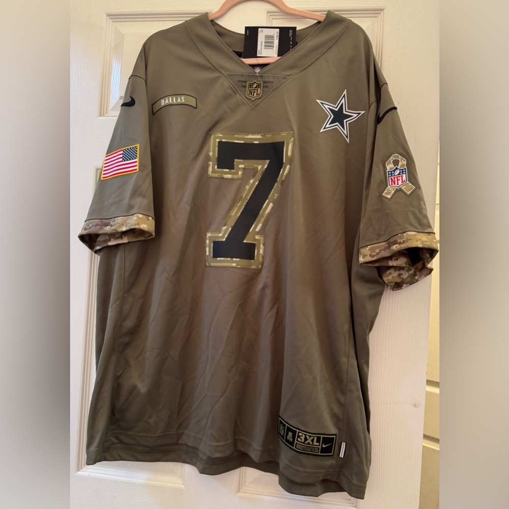 Nike Men's Olive Dallas Cowboys Jersey
